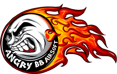 Angry BB airsoft patch logo 1